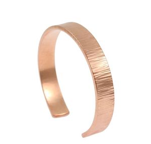 Pulsera de cobre sólido con diseño grabado tradicional para hombres y mujeres alivio de la artritis curación meditación terapia de bienestar - Product Image 6
