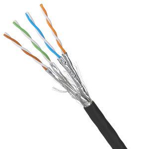 Cavo Cat.7 Esterno Nero Cavo di Rete LAN Esterno Cavo Dati Ideale per Uso Esterno 40 m - Product Image 1