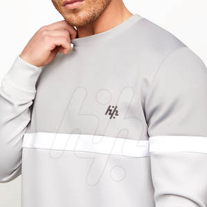Conjunto de chándal de gimnasio de 2 piezas de talla grande para hombre con diseño personalizado de invierno, productos HUZAIFA transpirables de secado rápido - Product Image 4
