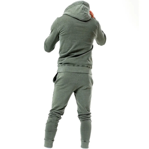 Fabricant de survêtements de haute qualité Pantalon de survêtement unisexe en coton personnalisé avec effet soleil Ensembles de jogging Pantalon cargo Survêtements délavés à l'acide Homme - Product Image 6