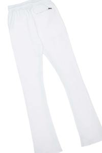 Pantalons pour hommes de jogging en polaire personnalisée à rayures incurvées en éponge française nouveau design pantalons de survêtement évasés respirants pour hommes - Product Image 6