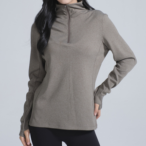 Blazeno, camisas cálidas personalizadas con media cremallera, ropa de moda de manga larga para mujer, sudaderas con capucha para deportes al aire libre, sudaderas para mujer - Product Image 3