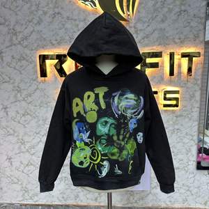 Nouveau Style meilleur matériel arrivé pull à capuche imprimé personnalisé brodé prix bon marché haut fabricant unisexe sweats à capuche 100% - Product Image 1