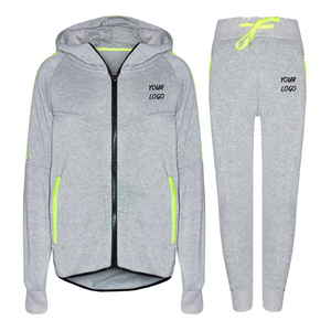 Sudadera con capucha y pantalones personalizados para correr, chándal de alta calidad 2022 para hombre, chándal deportivo de algodón para correr - Product Image 3