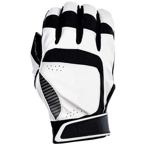 Gants de frappeur de baseball en cuir de mouton Cabretta, 100% polyester, logo et couleur entièrement personnalisables, OEM/ODM, Jawda International High - Product Image 2
