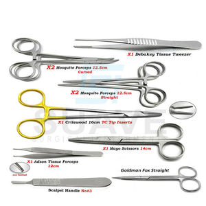 Kit de Cirugía de eliminación de sutura general básica quirúrgica Instrumentos de acero inoxidable por INSTRUMENTO QUIRÚRGICO SUAVE - Product Image 1