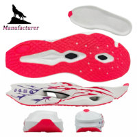 Suela para Calzado Deportivo Wolf Brand de E-TPU de Alto Rebote, Ligera y Duradera, con Entresuela de TPU para Zapatillas de Competición