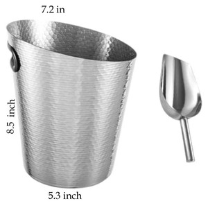 New Arrival Premium High Quality <b>Bucket</b> With <b>Ice</b> Tongs for Wedding Party Customized Shape & Size From Rana Overseas Inc - Product Image 1