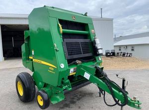 Prix de vente de haute qualité de la presse à balles rondes tracteur paille foin presse à balles rondes avec roue Allemagne prix de gros - Product Image 3