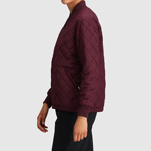 Blouson aviateur respirant pour la saison d'hiver pour femmes grande taille Design personnalisable vêtements de mode en gros avec fermeture à glissière - Product Image 3