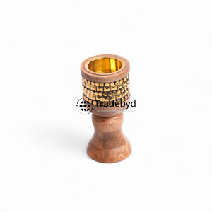 Quemador Bakhoor de madera hecho a mano de primera calidad para la experiencia del incienso árabe y la decoración aromática del hogar de Tradebyd - Product Image 3