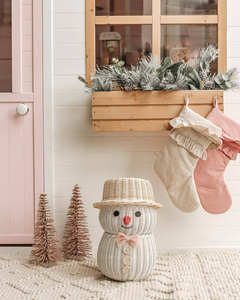 Sisu 2025 Navidad Nuevo Producto Muñeco de Nieve de Ratán Hecho a Mano Regalo de Navidad para Navidad - Product Image 3