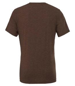 Premium CVC Crew (N6210) Camisetas 5,4-Oz 100% Camiseta de algodón Heather Dark Chocolate Brown Camisetas Camiseta para jóvenes - Product Image 2