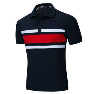 Camiseta para hombre, camisetas POLO de Fitness de equipo de Color sólido, camisetas de punto de alta calidad, camisetas POLO bordadas con logotipo personalizado, camisetas de Golf - Product Image 3