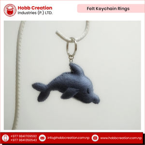 Vente exclusive de porte-clés en feutre de laine d'acier inoxydable de qualité supérieure, écologique, personnalisé, fabrication artisanale, OEM/ODM, authentique, marque Hobb - Product Image 6