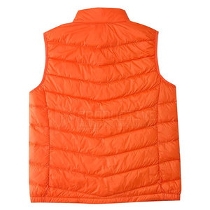 New Design <b>Men's</b> Puffer <b>Vest</b> with <b>Long</b> <b>Sleeves</b> Breathable Nylon/Polyester Casual Outer Wear for Winter - Product Image 2