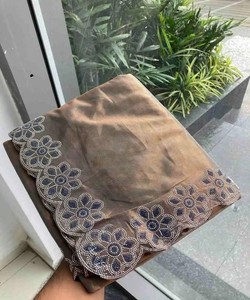 สวารอฟสกี้ตาข่ายนุ่มๆทันสมัยตัดเย็บด้วยเสื้อเบลาส์สีเทา - Product Image 2