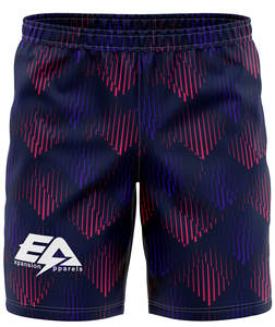 Short de bain court pour homme Sublimation tissée avec deux poches profondes à l'ourlet latéral Short de plage basique en polyester 6XL - Product Image 3