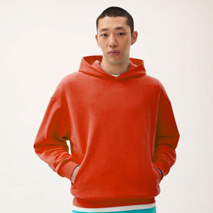 Sweat-shirt à capuche zippé oversize pour homme 2025, en coton épais, style streetwear, coupe ample, brodé, mode décontractée, manches longues - Product Image 1