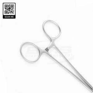 Forceps à tonsilles courbés en acier inoxydable Negus, manuel, qualité chirurgicale, mâchoires réutilisables, outil d'tonsillotomie ORL, certifié ISO13485 pour - Product Image 4