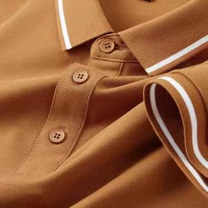 เสื้อโปโลสำหรับผู้ชายและผู้หญิงเสื้อโปโลผ้าฝ้าย100% ล้วนแฟชั่นแขนสั้นขายดี - Product Image 2