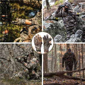 Nouveau style, dernier design, gants de chasse imperméables avec sangle de poignet réglable, utilisation en extérieur, polyester de haute qualité, vente chaude - Product Image 6