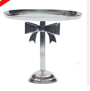 Support à gâteau rond en acier inoxydable finition dorée pour hôtel, restaurant et bar - Product Image 3