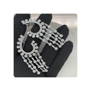 H.A.IMPEX Exclusivo para niños Pendientes de araña de diamantes naturales de oro de 14KT 5.75tcw Diamantes Diseño lindo Tercero - Product Image 3