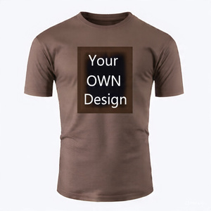 100% coton personnalisé hommes t-shirts chemise personnalisée personnaliser votre propre conception 2D broderie T-Shirt personnalisé t-shirt 2025 - Product Image 6