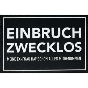 พรมเช็ดเท้ากันน้ำแบบปรับแต่งได้สำหรับบ้านและห้องครัว พิมพ์ลายโพลีเอสเตอร์ PVC ยางกันลื่น-ภรรยาคนก่อนของฉันมีทุกอย่าง - Product Image 4