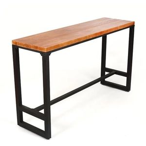 Wholesale Classic Style Best Quality <b>Bar</b> <b>Table</b> Black Coated Furniture with Chair for Home or Hotel for Basement Use - Product Image 5