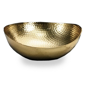 Cuenco decorativo redondo de diseño fantástico, Metal pulido de la mejor calidad con base negra, cuenco para servir para accesorios de cocina para el hogar - Product Image 3