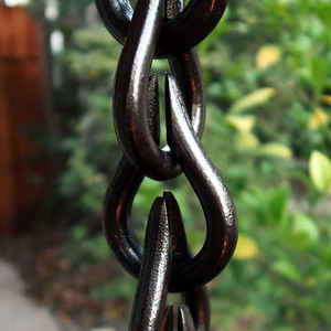 Premium Outdoor Decorative <b>Garden</b> Rain Chain for Roof Gutter Hanging Drain Chain - Product Image 1