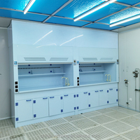Equipo de Laboratorio, Extractor de Gases, Campana de Extracción de Humos Tipo Ducto de PP/SS/Acero para Laboratorio de Química/Escuela/Comercial