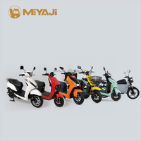 Moto électrique à charge ultra-rapide à longue portée de 200KM pour livraison et passager Options de tension 72V et 60V Taxi