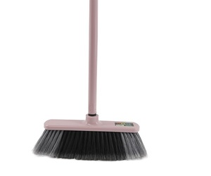 High Quality Luxury Household <b>Broom</b> Stick Customisable Soft Plastic Metal <b>Handle</b> Bristle Cleaning Head Factory Wholesale - Product Image 6