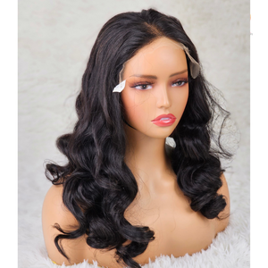 SDD vietnamien vague brute dentelle fermeture couleur naturelle perruque 26 Inhces perruques de cheveux humains lâches pour les femmes Cyhairvn - Product Image 3