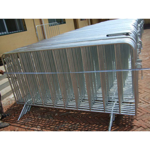 Barrera de Control de Multitudes de Acero, Barrera de Seguridad, Barrera de Acero Reflectante, Barrera de Control de Tráfico, Barrera para Multitudes - Product Image 1