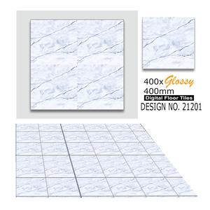 Carreaux de sol en céramique numérique 400x*400 mm, design tapis, carrelage de sol mat, carreaux de céramique rustiques pour sol intérieur et extérieur - Product Image 4