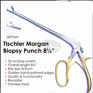 Ensemble d'instruments orthopédiques manuels en acier inoxydable, poinçon Kerrison, rongeurs rachidiens, instruments chirurgicaux rotatifs, sécurité MOL - Product Image 3