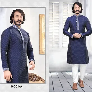 Blue Mehndi Kurta/ Modern Shalwar Kameez/Neueste Designer Kurta Shalwar Männer schönes Design Eid Kleid günstigen Preis