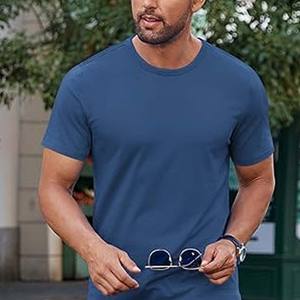 Vêtements de sport personnalisés Slim Fit pour hommes vêtements d'entraînement Gym Running Quick Ringer T-shirts - Product Image 6