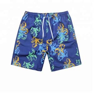 Derniers shorts de bain pour hommes Shorts de plage en polyester pour hommes Séchage rapide Logo personnalisé Usine MOQ inférieur Shorts de plage pour hommes - Product Image 3
