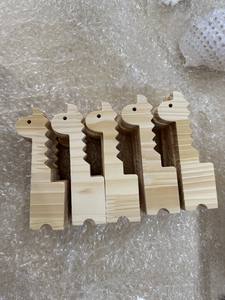 Juguete de equilibrio de animales de madera pequeños de madera natural para niños: mejora el aprendizaje temprano con diversión educativa de apilamiento - Product Image 5