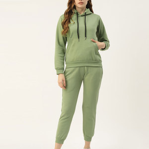 Automne hiver XXL décontracté femmes polaire survêtements haute qualité respirant séchage rapide couleur unie Logo personnalisé Top vente bas prix - Product Image 1