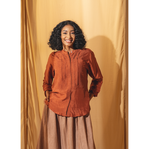 Camisa Larga de Satén GARGI con Estampado Floral a Cuadros, Estilo Retro Casual Formal con Decoración de Botones, Talla Única XL para Primavera, Verano y Otoño - Product Image 3