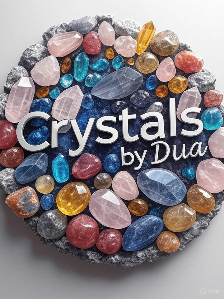 CRYSTALS BY DUA logo
