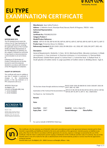 Guantes de soldadura reforzados con Kevlar Guantes de seguridad resistentes al calor multiusos Uso general Certificado CE - Product Image 5