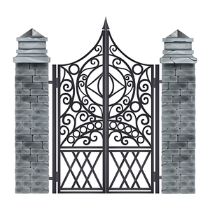 Hermosos diseños de portones de hierro, elegantes portones de seguridad para casas e ideas de portones para muros perimetrales de Vietnam para su propiedad - Product Image 5