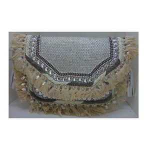 Handmade Bohemian Vintage Cotton <b>Crossbody</b> Shoulder <b>Purse</b> for Women Trendy Large Capacity Messenger Clutch Bag Zipper Portable - Product Image 1